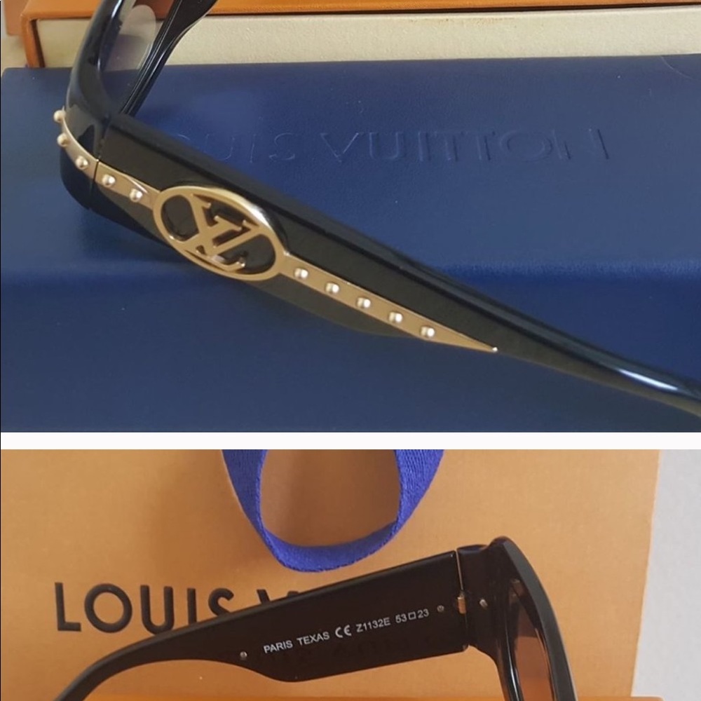 New! Louis Vuitton Paris Texas Black Silver